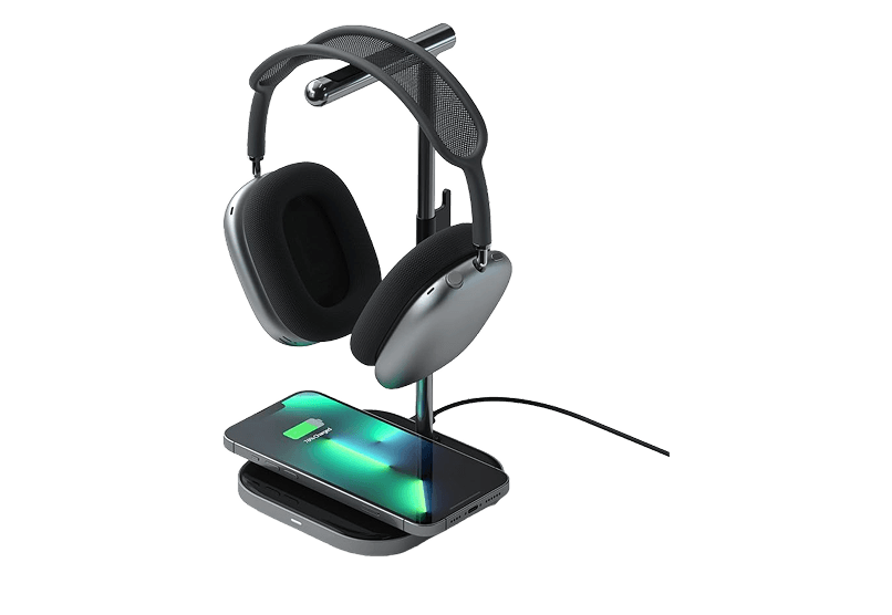 2-in-1 Headphone Stand with Wireless Charger product image