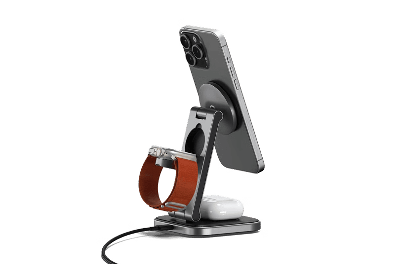 Satechi 3-in-1 Qi2 Wireless Charging Station product image